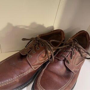 Johnston & Murphy Men’s XC4 Waterproof Leather Lace Up Dual Width Loafer Sz 10.5